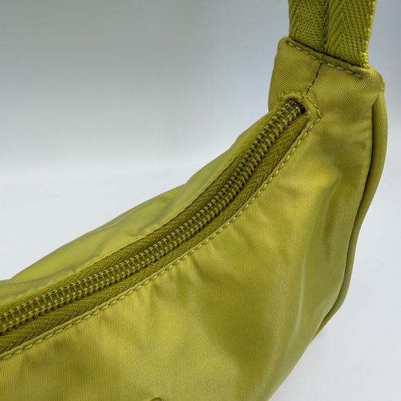 PRADA green tessuto hobo vintage - Picture 5 of 16
